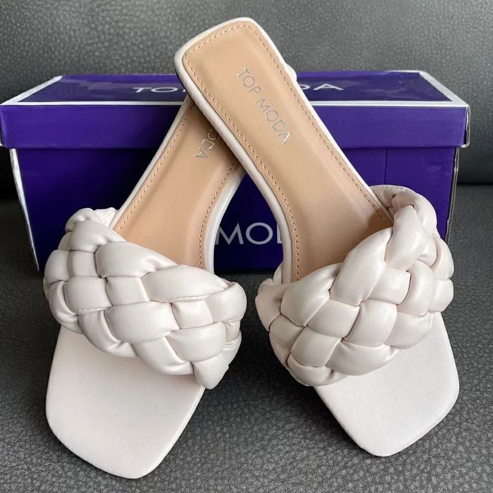 Top Moda Emilia Braided Sandal